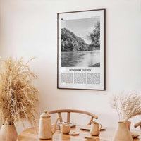 Buncombe County Print Black and White, Buncombe County Wall Art, Buncombe County Poster, Buncombe Photo, Buncombe Wall Décor, Buncombe Map