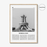 Burkina Faso Print Black and White, Burkina Faso Wall Art, Burkina Faso Poster, Burkina Faso Photo, Burkina Faso Wall Decor, Africa