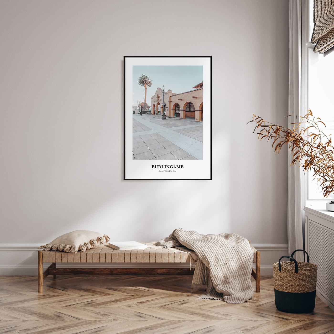 Burlingame Portrait Color Poster