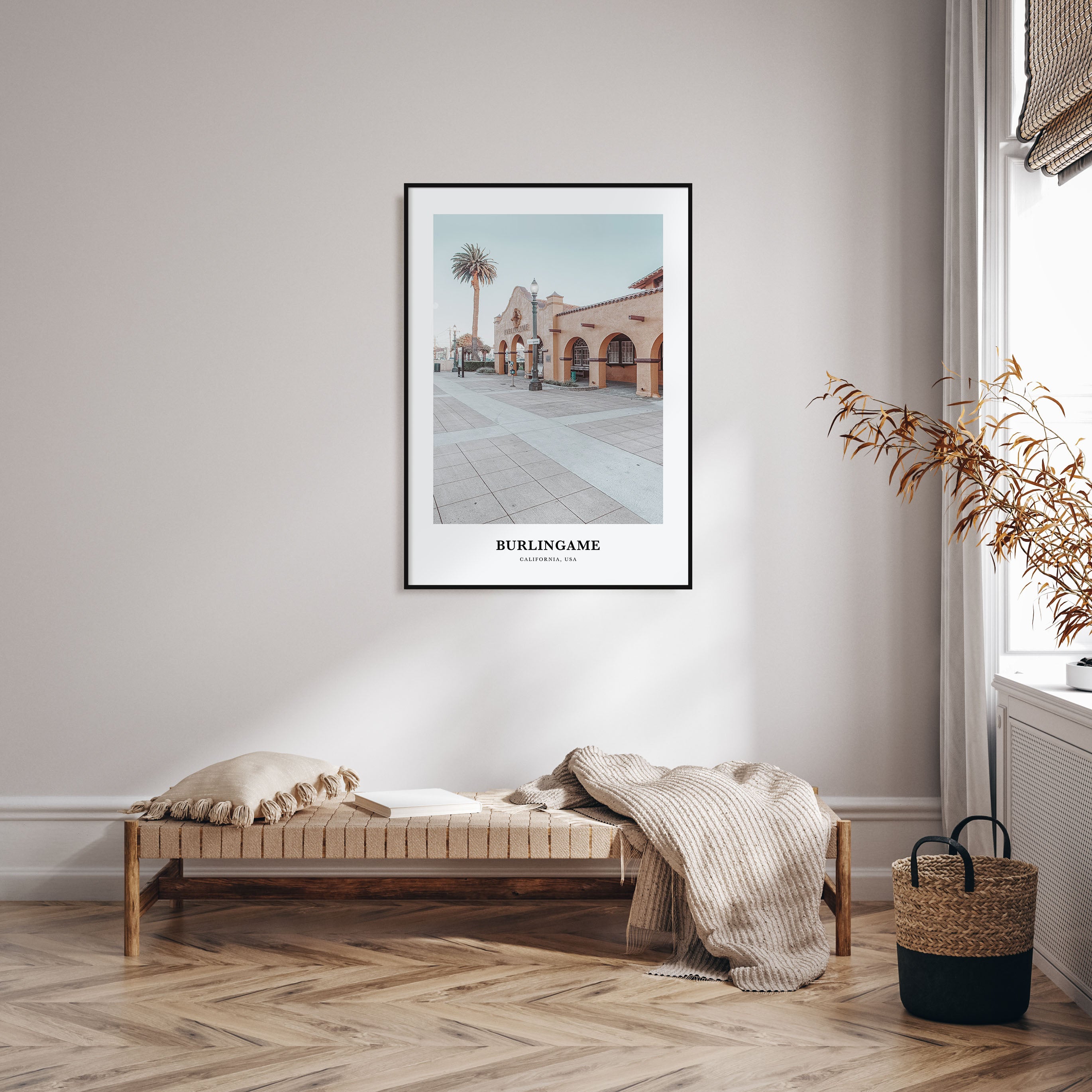 Burlingame Portrait Color Poster