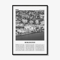 Burlington Print Black and White Canada, Burlington Wall Art, Burlington Poster, Burlington Photo, Burlington Wall Décor, Ontario, Canada