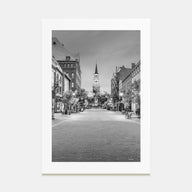 Burlington, Vermont Photo B&W Poster