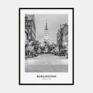 Burlington, Vermont Portrait B&W Poster