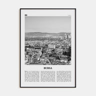 Bursa Travel B&W Poster