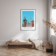Burton upon Trent Portrait Color Poster