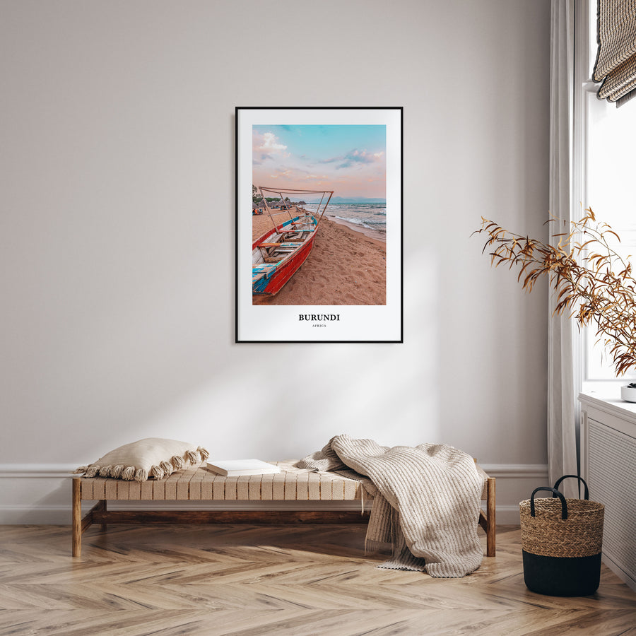 Burundi Portrait Color Poster