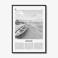 Burundi Print Black and White, Burundi Wall Art, Burundi Poster, Burundi Photo, Burundi Wall Decor, Country Art Print, Africa