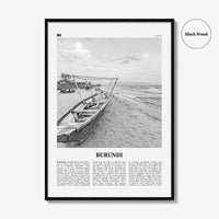 Burundi Print Black and White, Burundi Wall Art, Burundi Poster, Burundi Photo, Burundi Wall Decor, Country Art Print, Africa