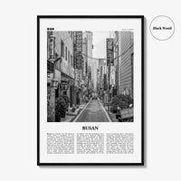 Busan Print Black and White No 1, Busan Wall Art, Busan Poster, Busan Photo, Busan Wall Decor, Pusan, South Korea, 부산 부산직할시 대한민국 한국 남한 지도