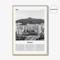 Busan Print Black and White No 2, Busan Wall Art, Busan Poster, Busan Photo, Busan Wall Decor, Pusan, South Korea, 부산 부산직할시 대한민국 한국 남한 지도