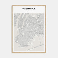 Bushwick Map Portrait Poster