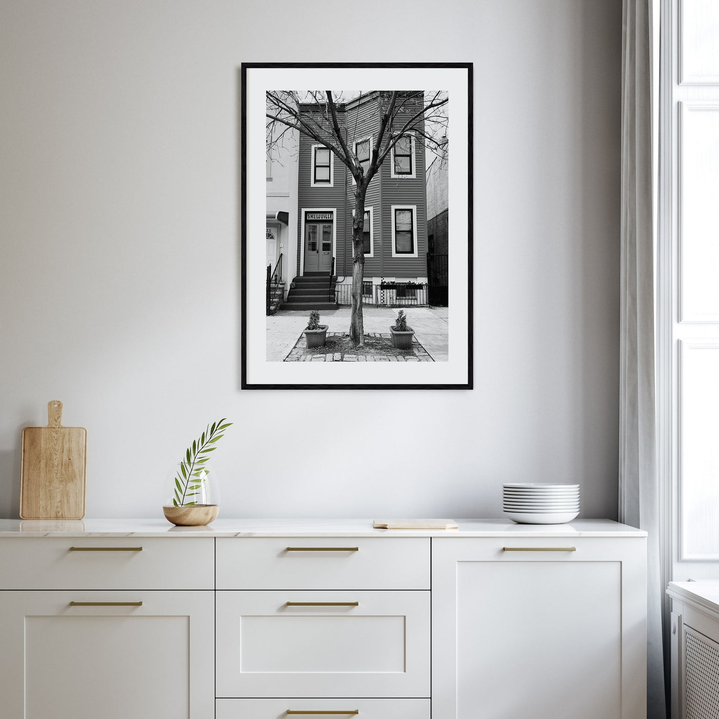 Bushwick Photo B&W Poster