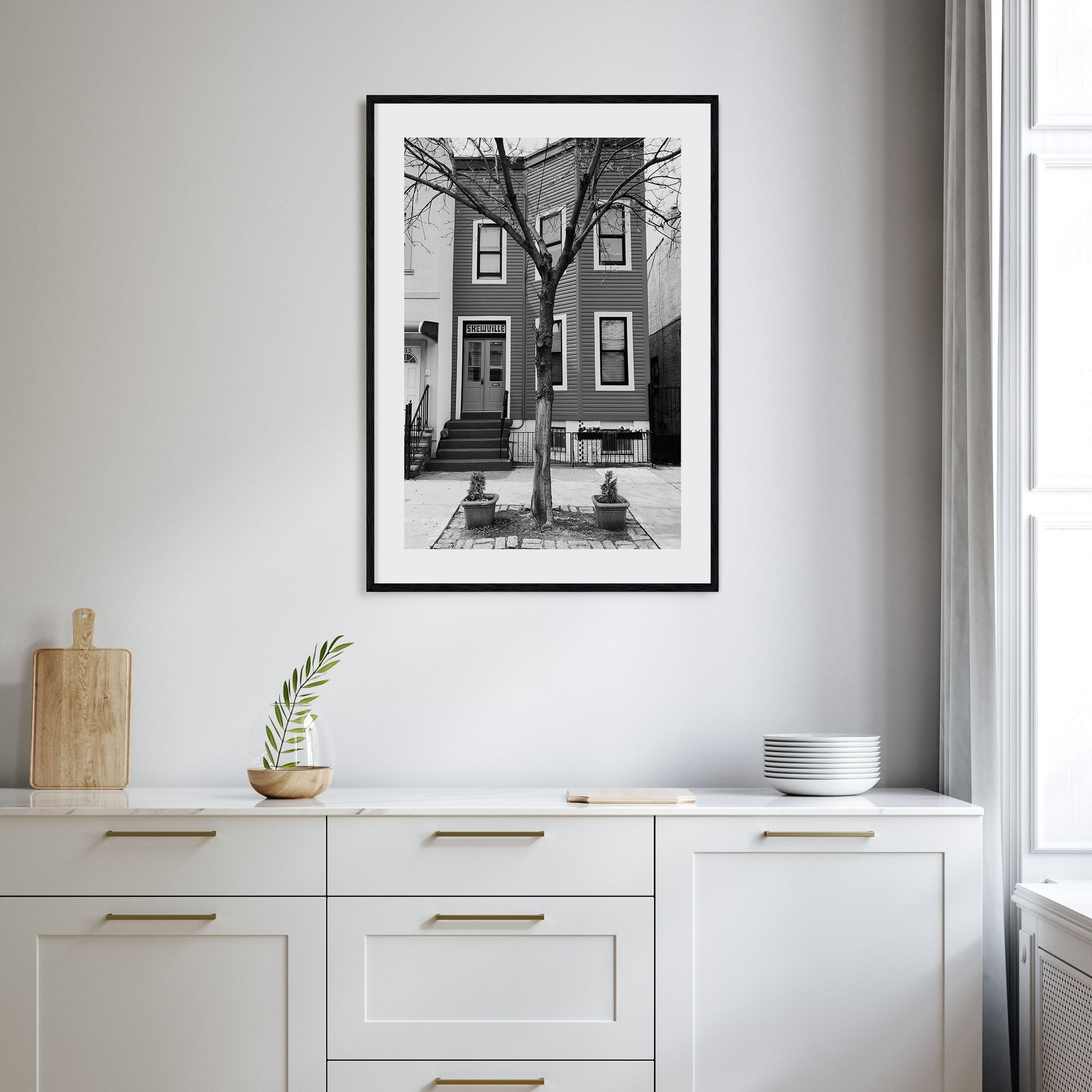 Bushwick Photo B&W Poster