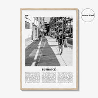 Bushwick Print Black and White, Bushwick Wall Art, Bushwick Poster, Bushwick Photo, Bushwick Wall Décor,Bushwick, New York City, USA
