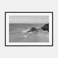Byron Bay Landscape B&W Poster