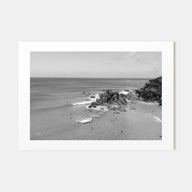 Byron Bay Landscape B&W Poster