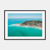 Byron Bay Landscape Color Poster