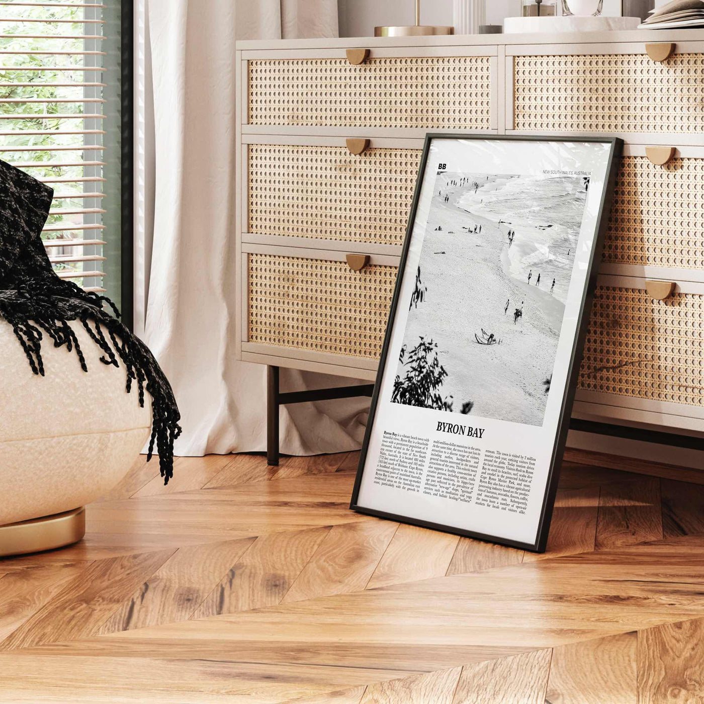 Byron Bay Print Black and White No 1, Byron Bay Wall Art, Byron Bay Poster, Byron Bay Photo, Byron Bay Decor, New South Wales, Australia