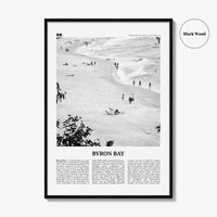 Byron Bay Print Black and White No 1, Byron Bay Wall Art, Byron Bay Poster, Byron Bay Photo, Byron Bay Decor, New South Wales, Australia