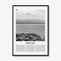 Byron Bay Print Black and White No 2, Byron Bay Wall Art, Byron Bay Poster, Byron Bay Photo, Byron Bay Decor, New South Wales Australia