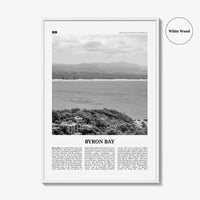 Byron Bay Print Black and White No 2, Byron Bay Wall Art, Byron Bay Poster, Byron Bay Photo, Byron Bay Decor, New South Wales Australia