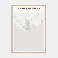 Cabo San Lucas Map Portrait Poster