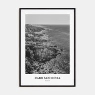 Cabo San Lucas Portrait B&W Poster