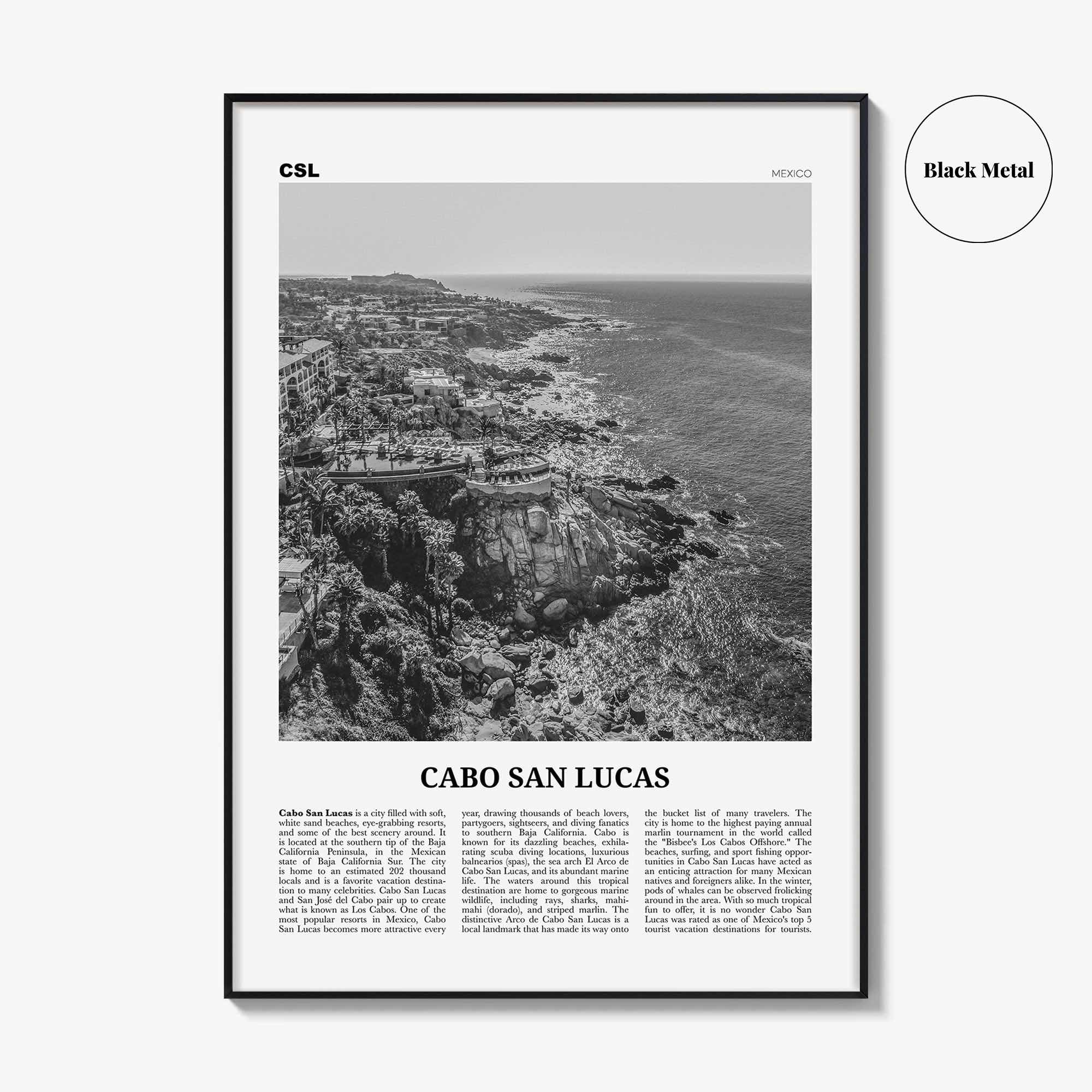 Cabo San Lucas Print Black and White, Cabo San Lucas Wall Art, Cabo San Lucas Poster, Cabo San Lucas Photo, Cabo San Lucas Wall, Mexico