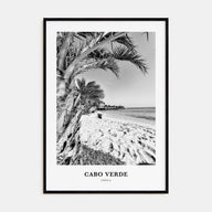 Cabo Verde Portrait B&W Poster