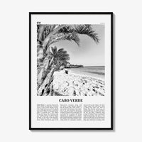 Cabo Verde Print Black and White, Cape Verde Wall Art, Cape Verde Poster, Cape Verde Photo, Praia, Cabo Verde, Kabu Verdi, Portugal, Africa