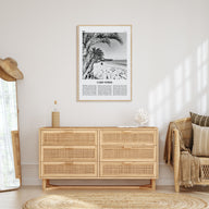 Cabo Verde Travel B&W Poster