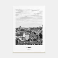 Caen Portrait B&W No 2 Poster