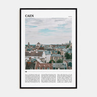 Caen Travel Color Poster