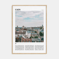 Caen Travel Color Poster