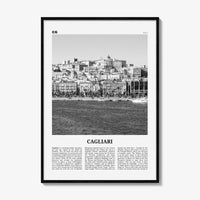 Cagliari Print Black and White No 1, Cagliari Wall Art, Cagliari Poster, Cagliari Photo, Cagliari Décor, Italy, Casteddu, Sardinia, Italia