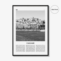 Cagliari Print Black and White No 1, Cagliari Wall Art, Cagliari Poster, Cagliari Photo, Cagliari Décor, Italy, Casteddu, Sardinia, Italia
