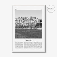 Cagliari Print Black and White No 1, Cagliari Wall Art, Cagliari Poster, Cagliari Photo, Cagliari Décor, Italy, Casteddu, Sardinia, Italia