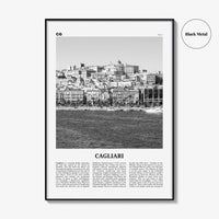 Cagliari Print Black and White No 1, Cagliari Wall Art, Cagliari Poster, Cagliari Photo, Cagliari Décor, Italy, Casteddu, Sardinia, Italia