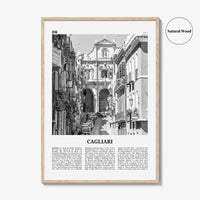 Cagliari Print Black and White No 2, Cagliari Wall Art, Cagliari Poster, Cagliari Photo, Cagliari Décor, Italy, Casteddu, Sardinia, Italia