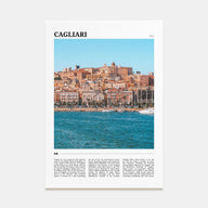 Cagliari Travel Color Poster