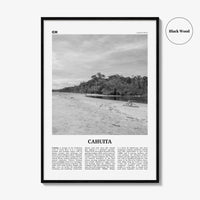 Cahuita Print Black and White, Cahuita Wall Art, Cahuita Poster, Cahuita Photo, Cahuita Wall Décor, Cahuita Map, Costa Rica