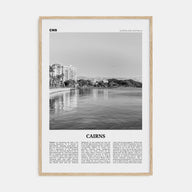 Cairns Travel B&W Poster