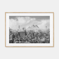 Cairo Landscape B&W Poster