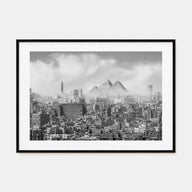 Cairo Landscape B&W Poster