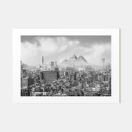 Cairo Landscape B&W Poster