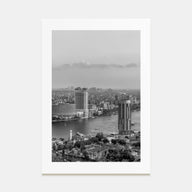 Cairo Photo B&W Poster