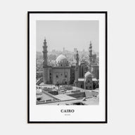 Cairo Portrait B&W No 1 Poster