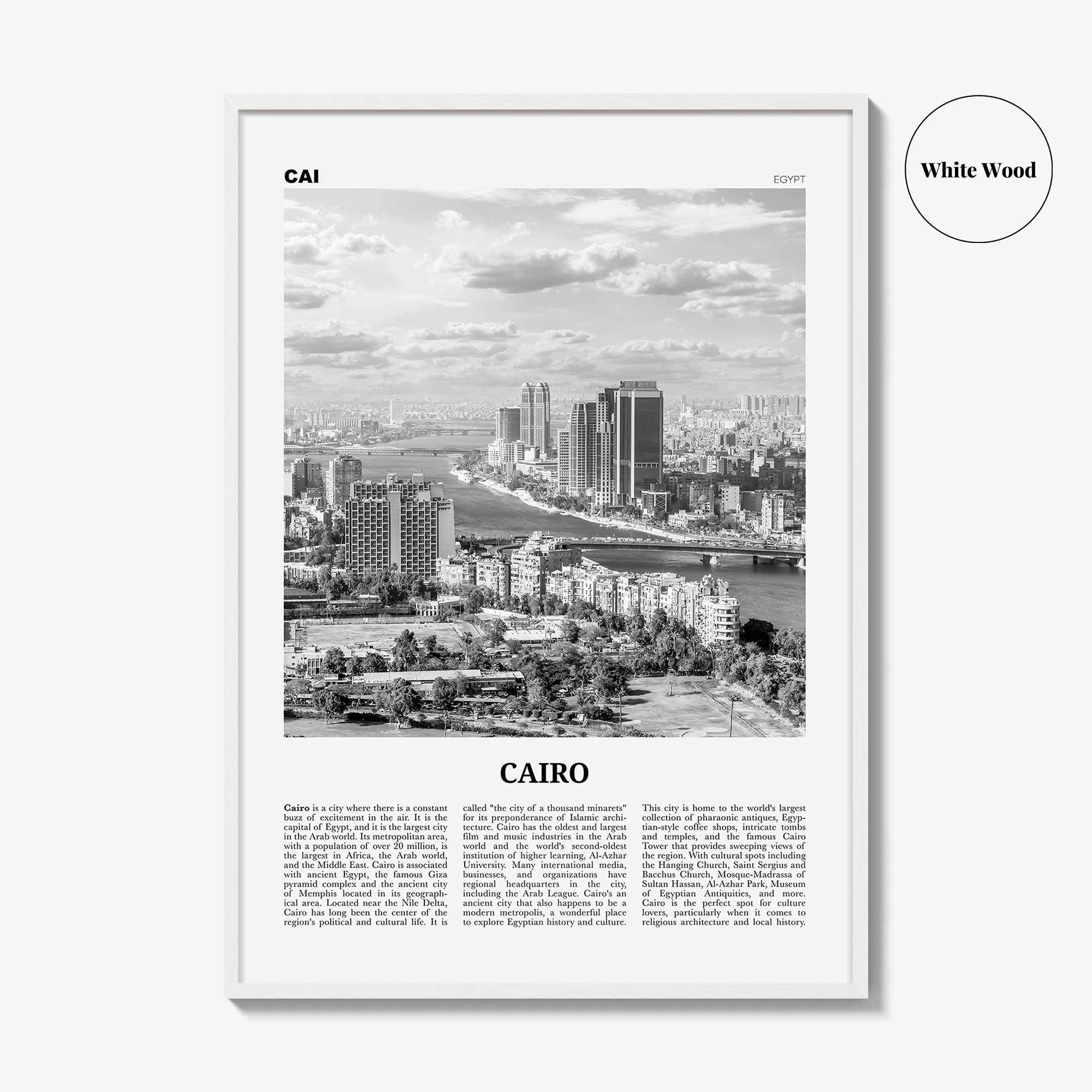 Cairo Print Black and White No 1, Cairo Wall Art, Cairo Poster, Cairo Photo, Cairo Wall Decor, City Art Print, Egypt, القاهرة, Giza