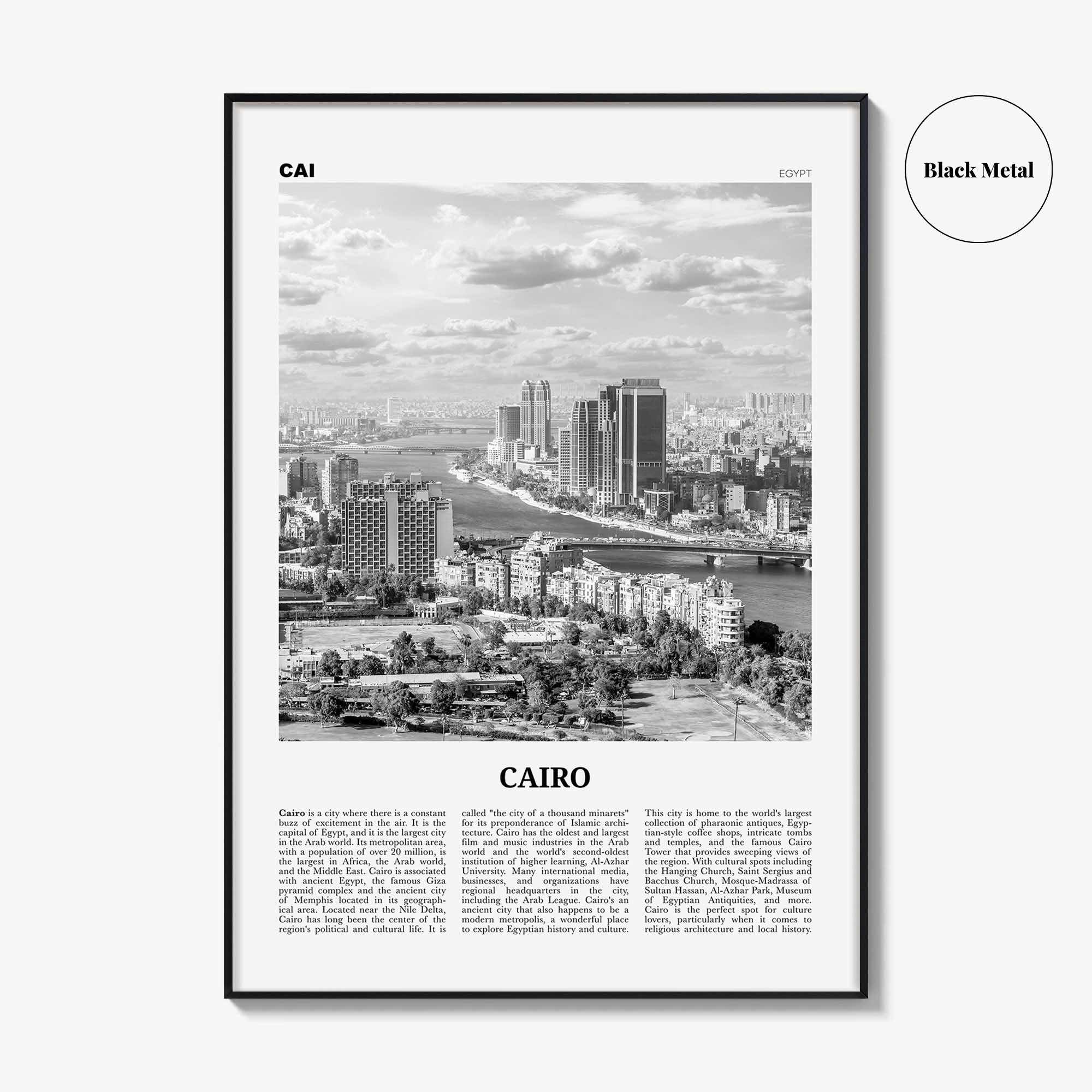 Cairo Print Black and White No 1, Cairo Wall Art, Cairo Poster, Cairo Photo, Cairo Wall Decor, City Art Print, Egypt, القاهرة, Giza