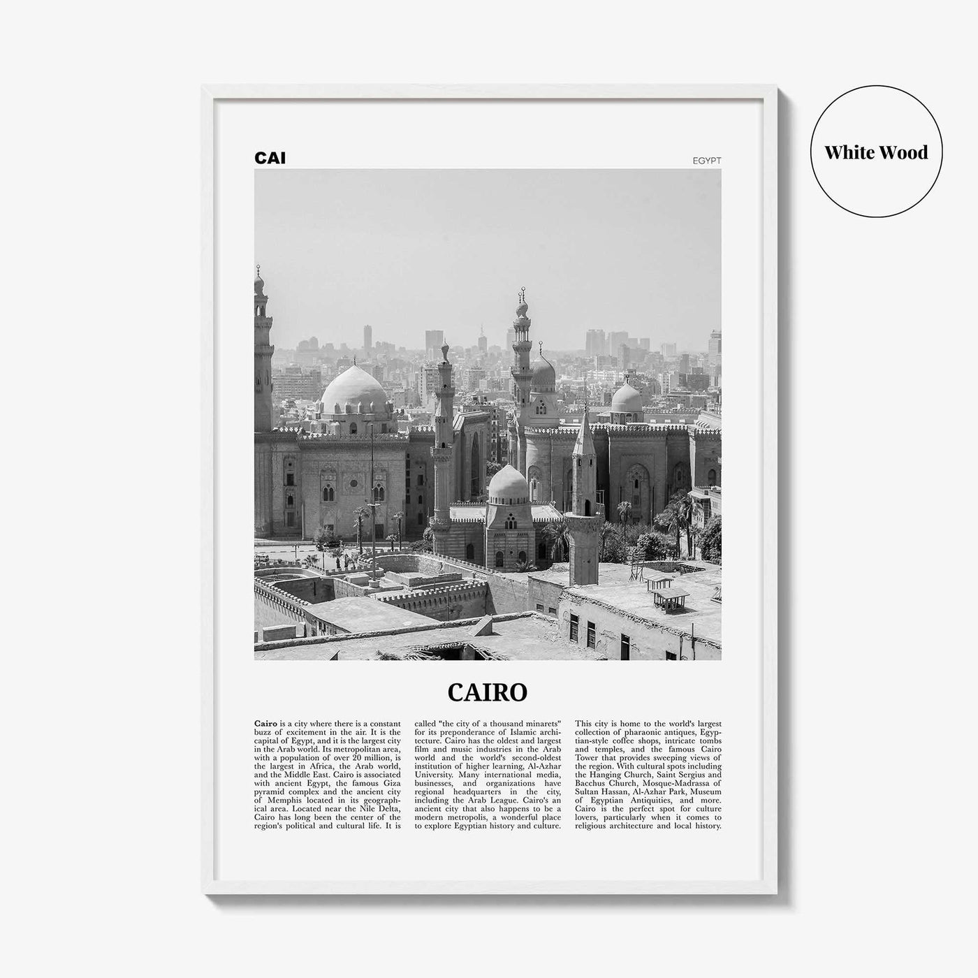 Cairo Print Black and White No 2, Cairo Wall Art, Cairo Poster, Cairo Photo, Cairo Wall Decor, City Art Print, Egypt, القاهرة, Giza